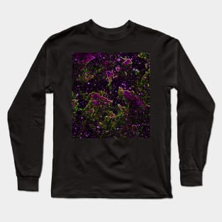 Black Panther Art - Glowing Edges 27 Long Sleeve T-Shirt